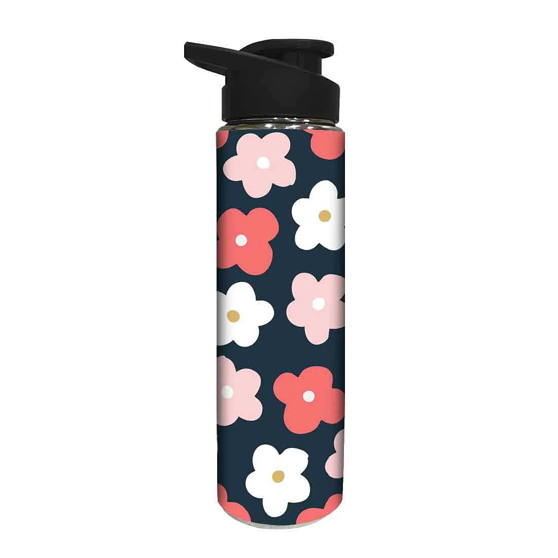 Stainless Steel Water Bottle for Girls - Cute Floral - Image 2