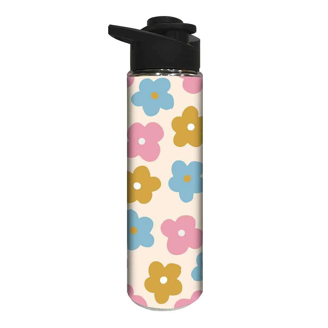 Girls for Designer Stainless Steel Water Bottle - Multicolor Floral - Image 2