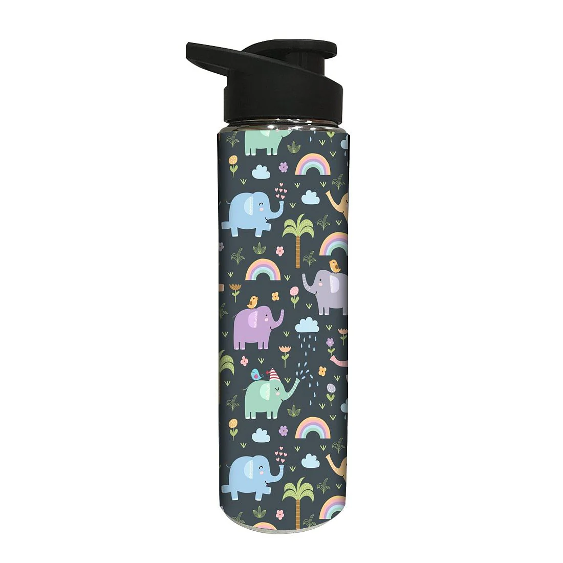 Designer Stainless Steel Water Bottle for Child -  Mini Elephant - Image 2