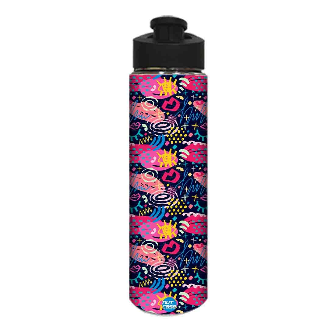 Water Bottle for Kids - Trendy Pattern