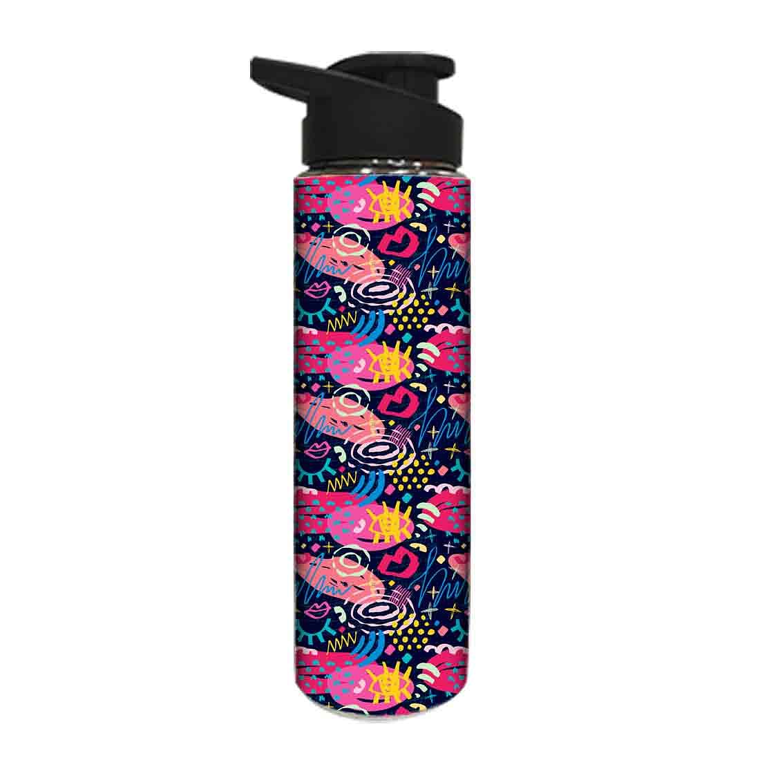 Water Bottle for Kids - Trendy Pattern - Image 2