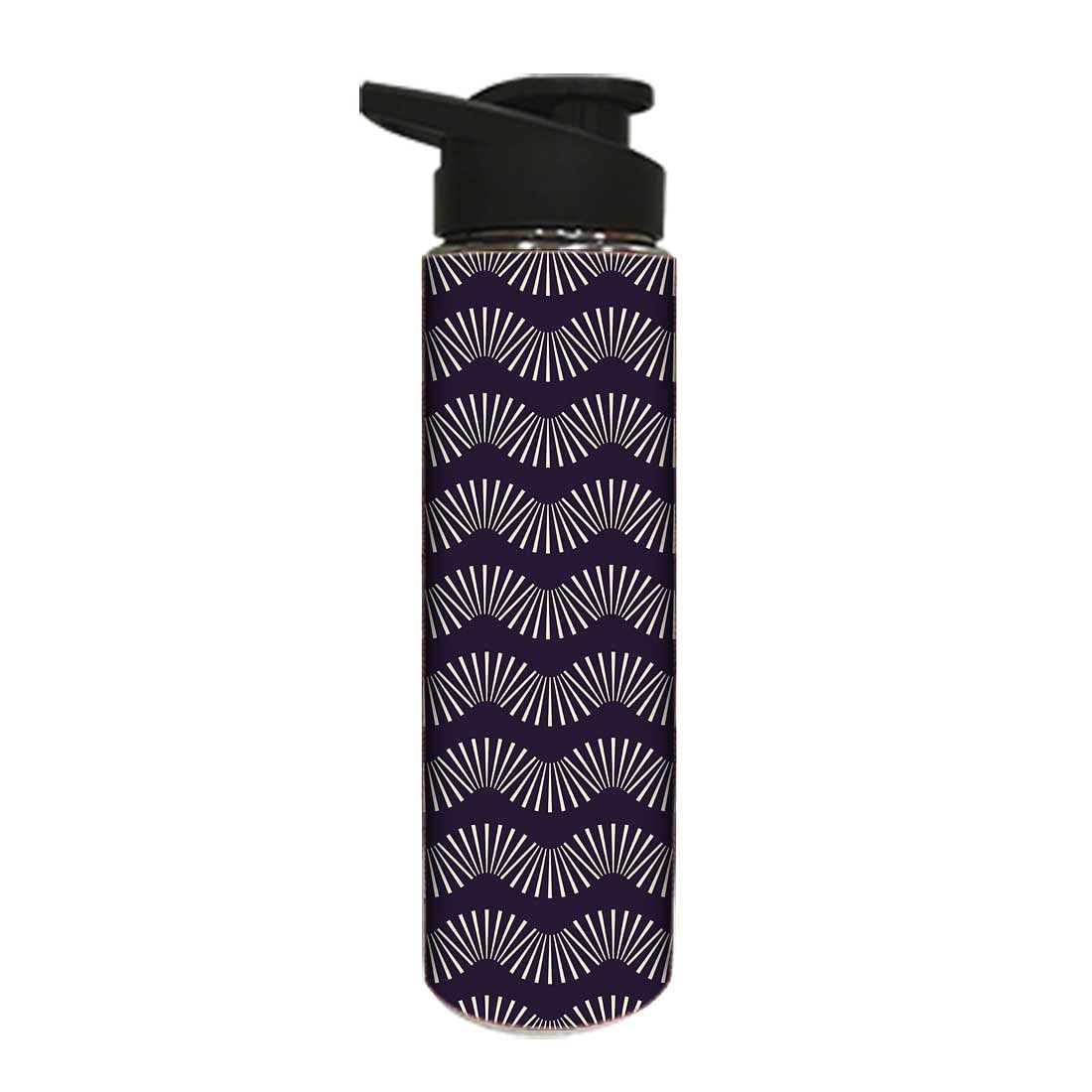 Stainless Steel Sipper Bottle -  Retro Circle Pattern - Image 2