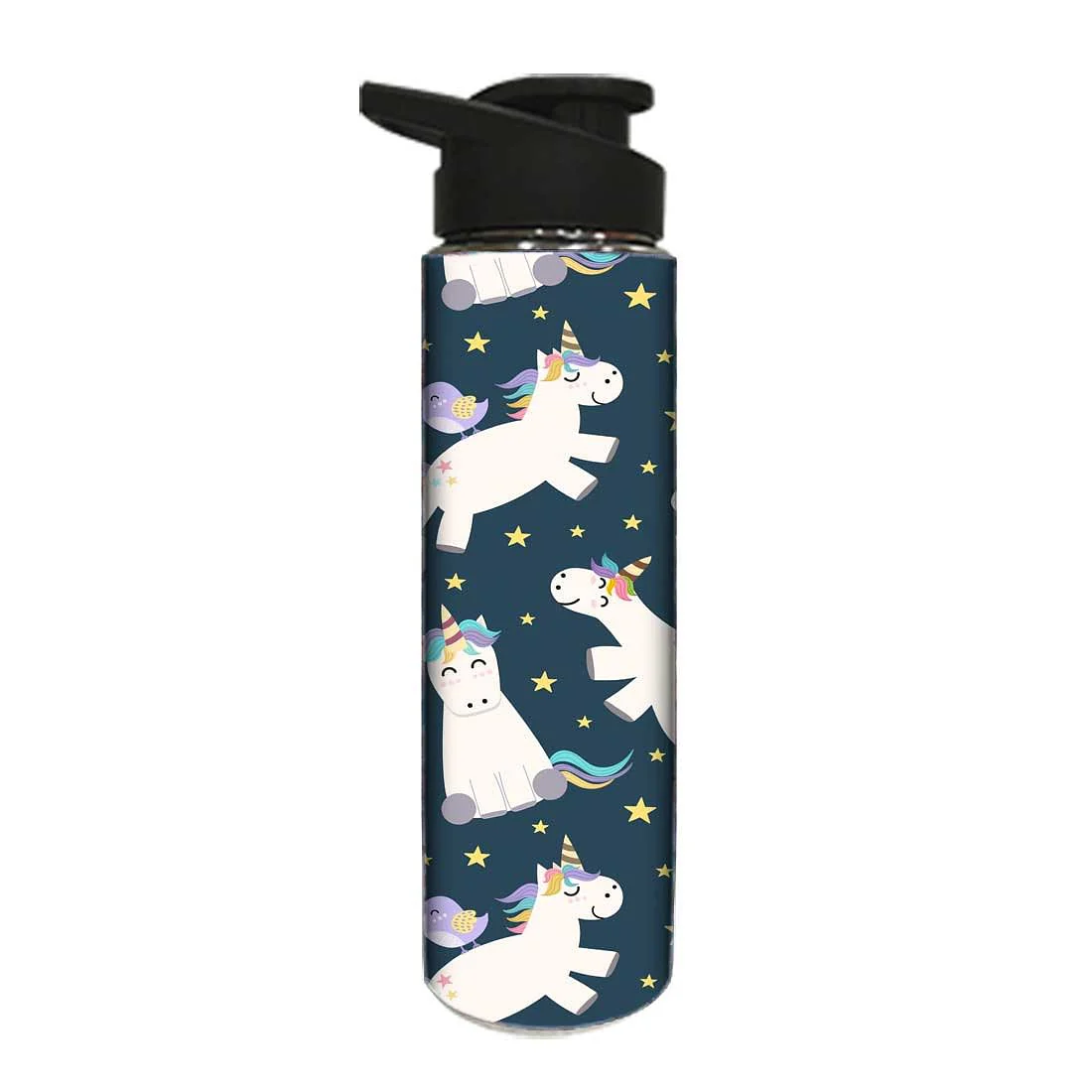 Unicorn Sipper Water Bottle - White Unicorn - Image 2