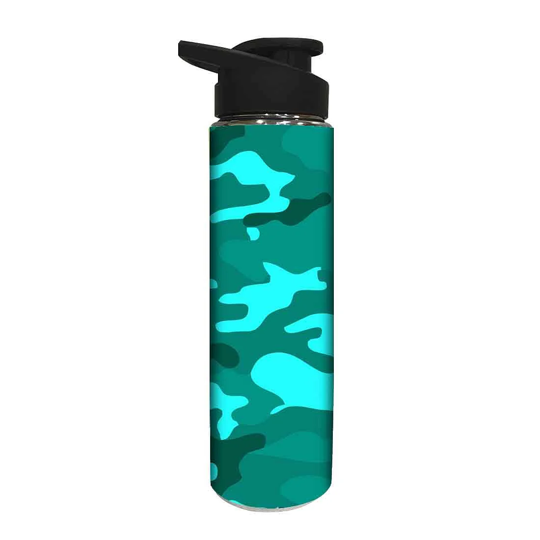 Stainless Steel Sipper Bottle - Green Army - Image 2