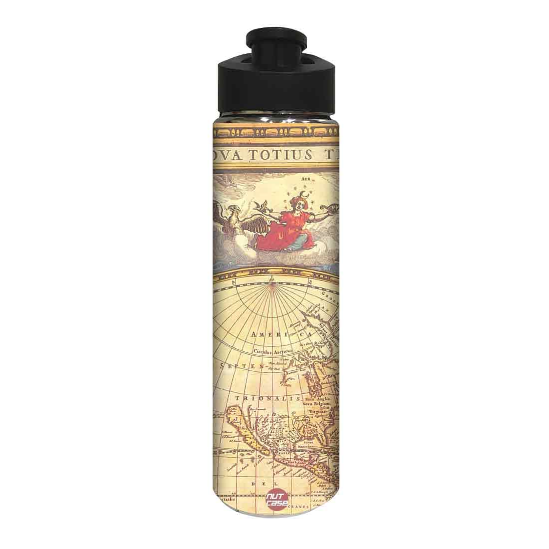 Stainless Steel Water Bottle - Vintage Map