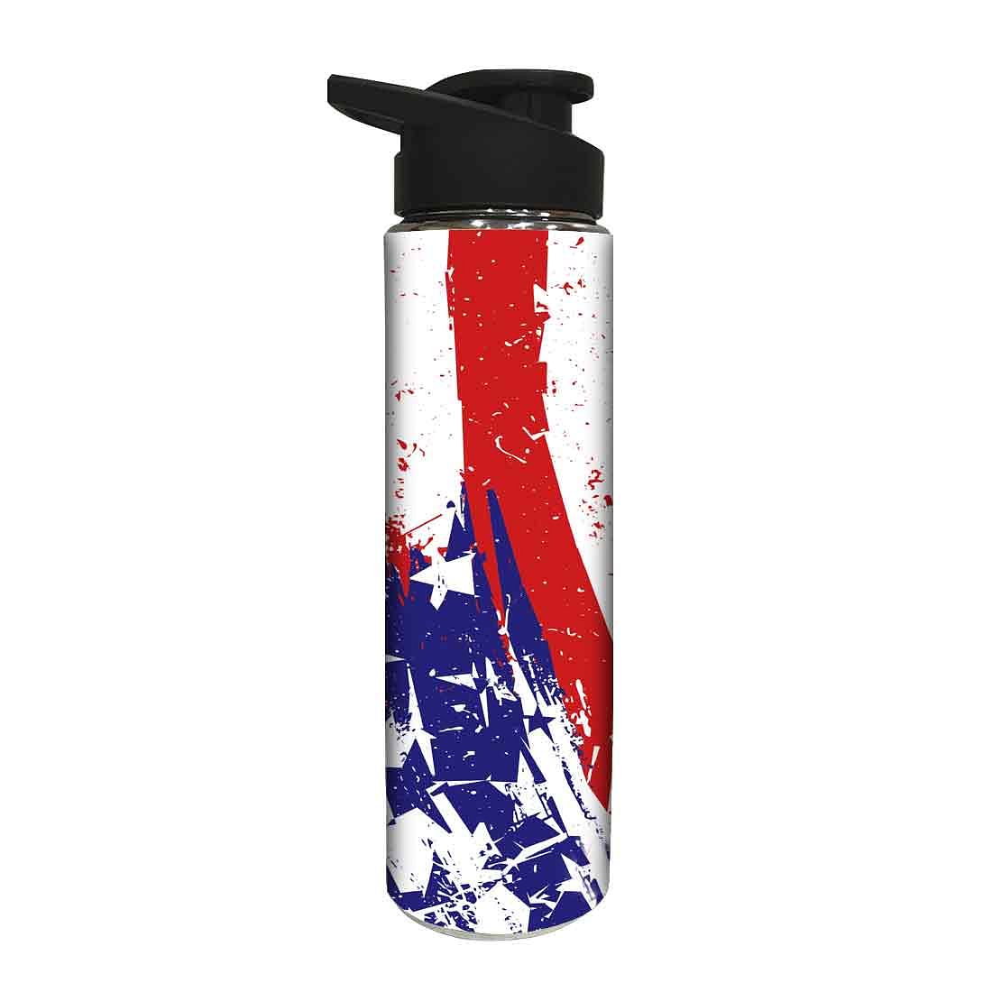 Stainless Steel Sipper Bottle -  Blue and Red - Image 2