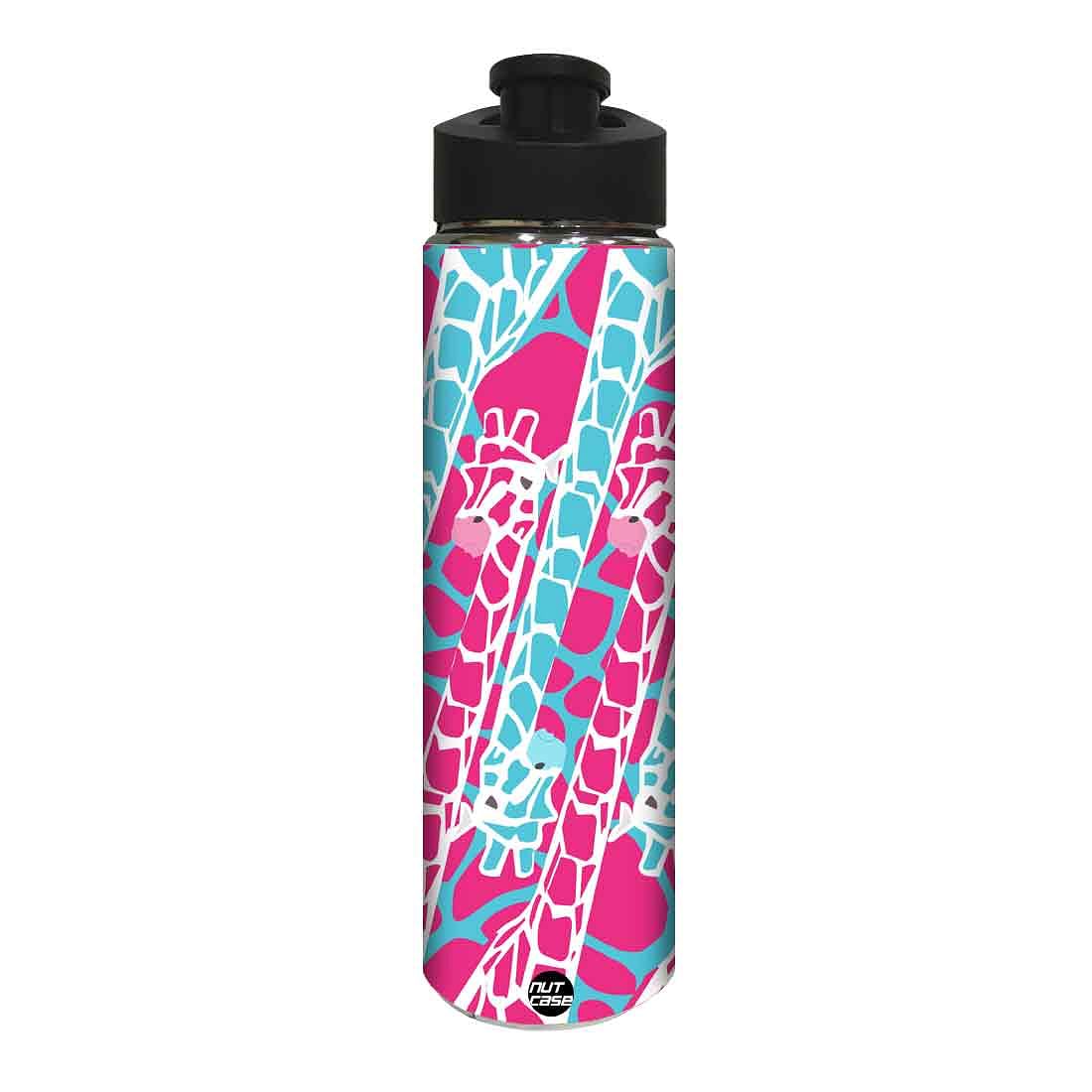 Designer Stainless Steel Water Bottle - Giraffe