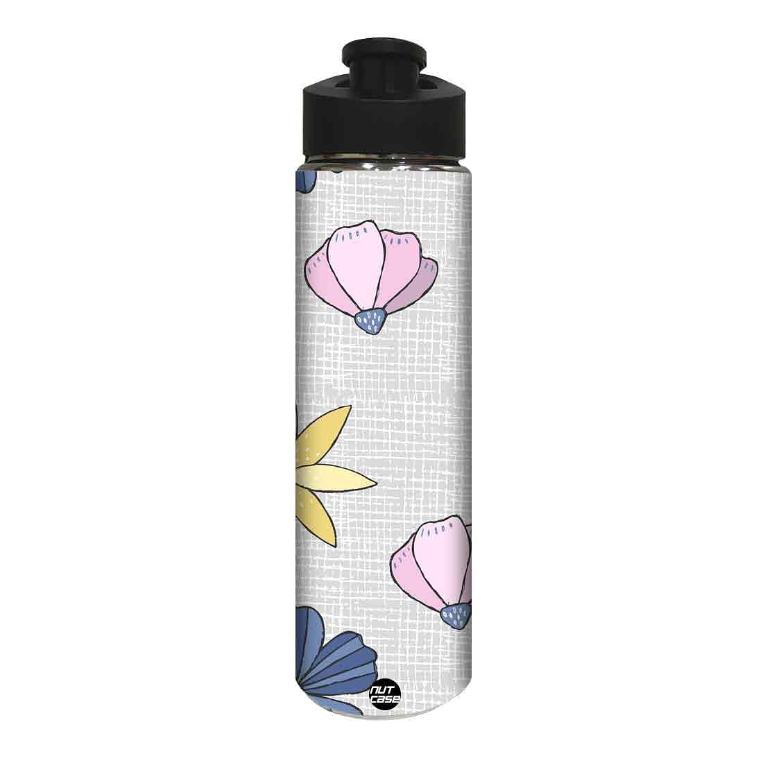 Stainless Steel Sipper Bottle - Pink Floral