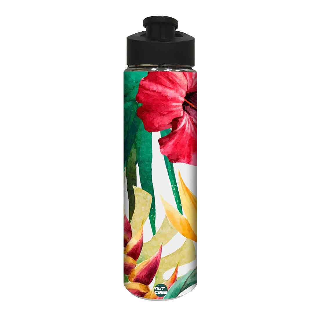 Stainless Steel Water Bottle - Hibiscus