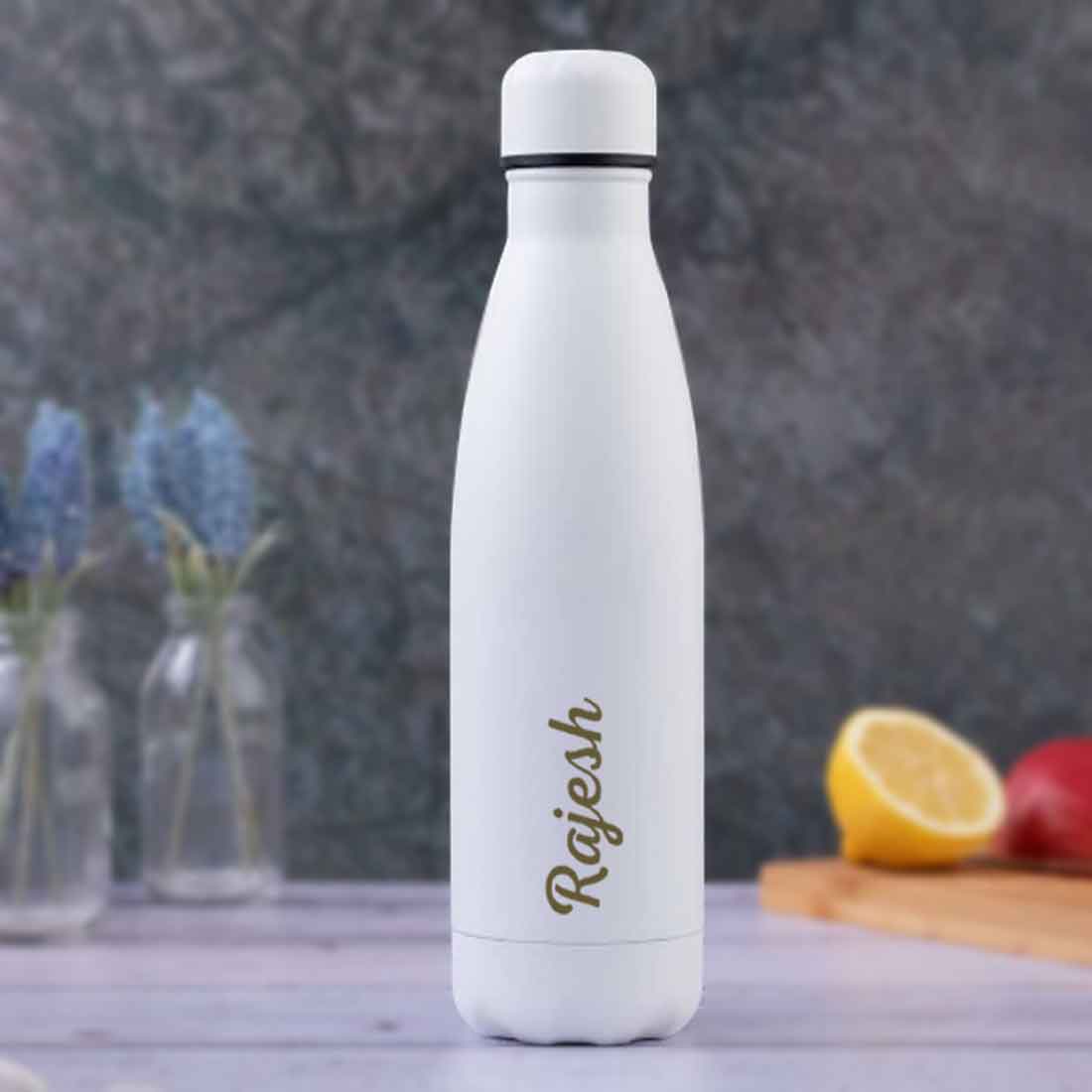 Personalized Water Bottle Insulated Stainless Steel Hot & Cold Cola Thermos - Add Name - Image 2