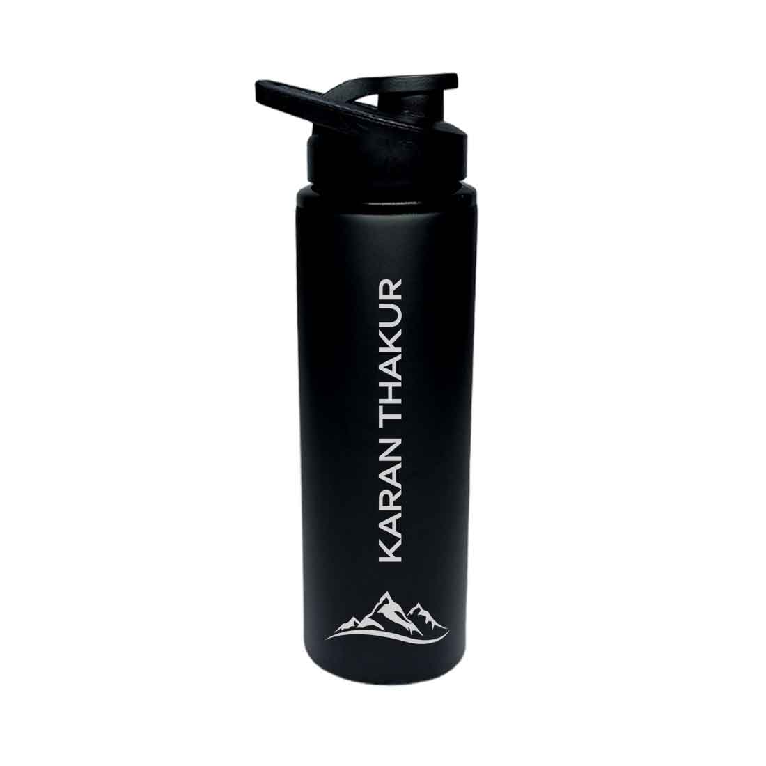Custom Laser Engraved Water Bottles Stainless Steel for Office - Hill - Image 6