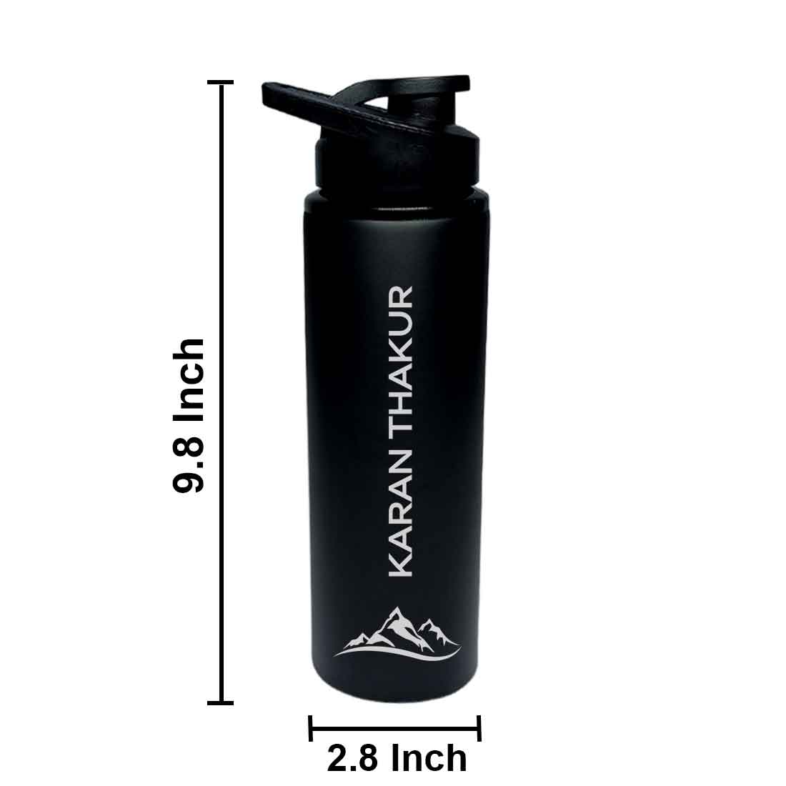 Custom Laser Engraved Water Bottles Stainless Steel for Office - Hill - Image 7