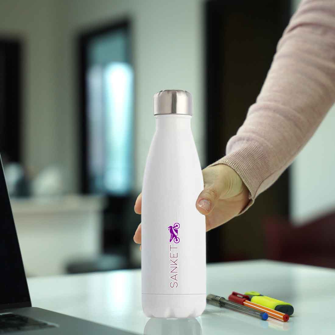 Water Bottles for Students - Customized Stainless Steel Insulated Water Bottle 500ml - Image 4