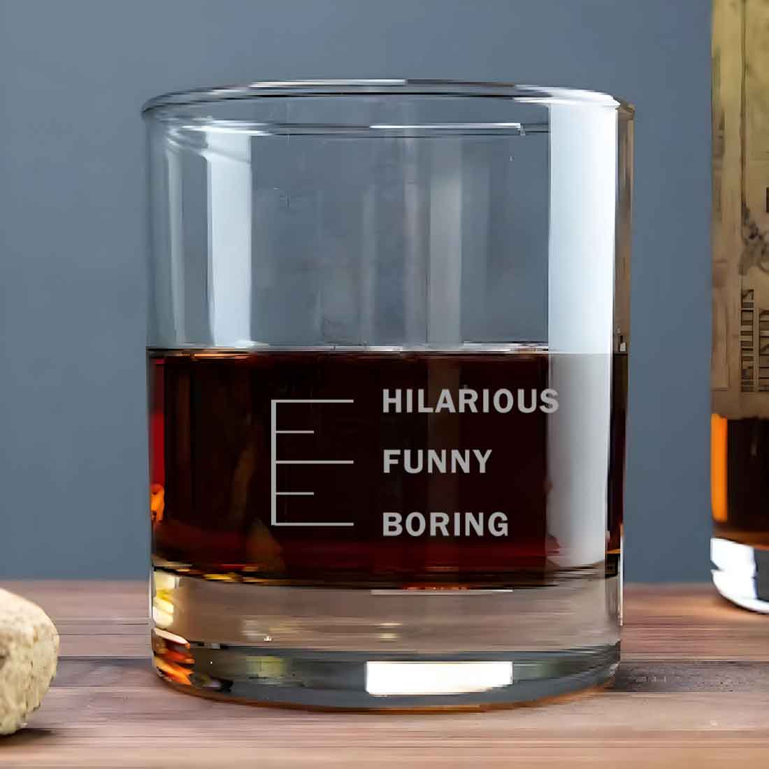 Whiskey Glass Bar Glass for Drinking Whisky Scotch - HILARIOUS FUNNY BORING - Image 2