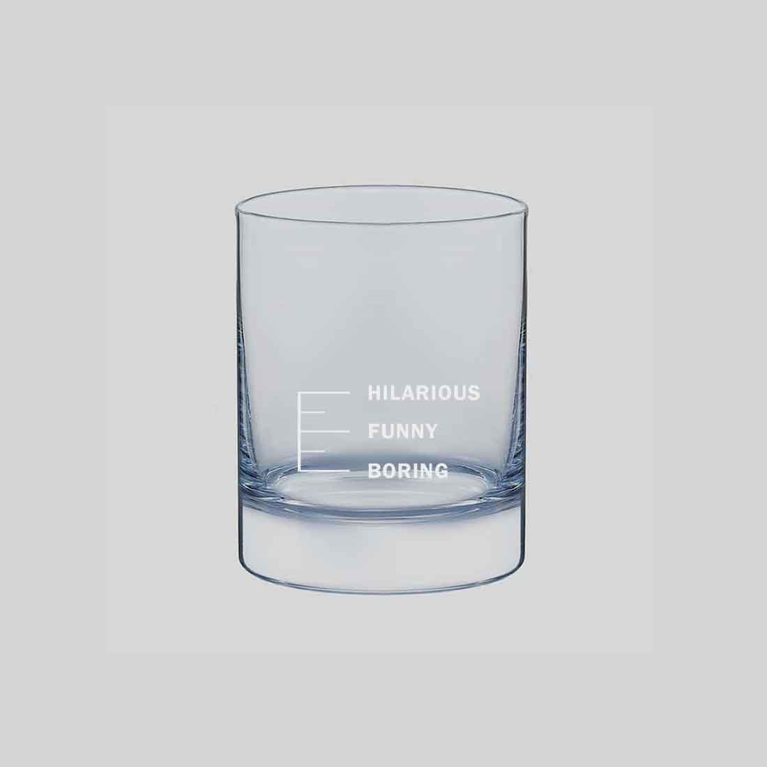 Whiskey Glass Bar Glass for Drinking Whisky Scotch - HILARIOUS FUNNY BORING - Image 5