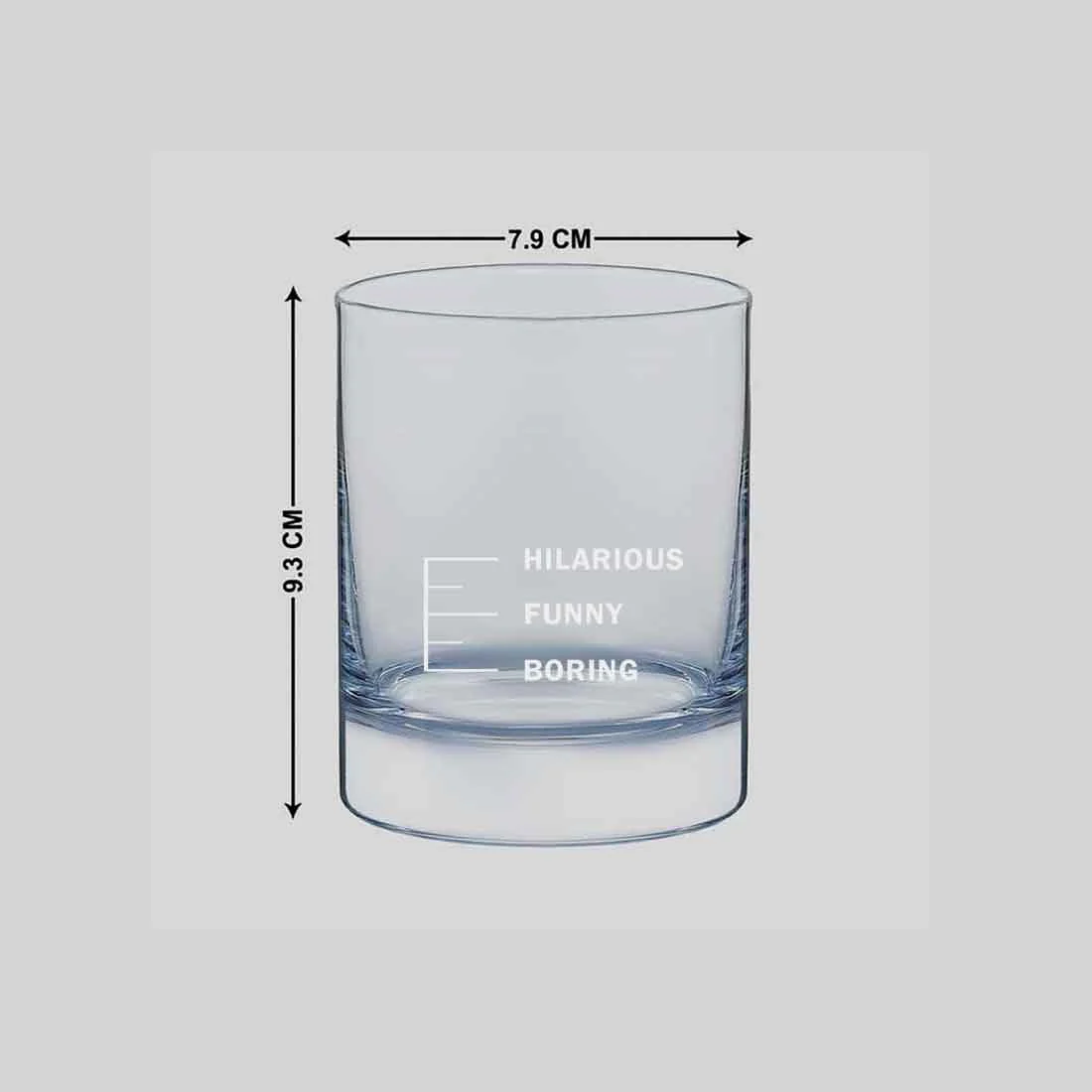 Whiskey Glass Bar Glass for Drinking Whisky Scotch - HILARIOUS FUNNY BORING - Image 6
