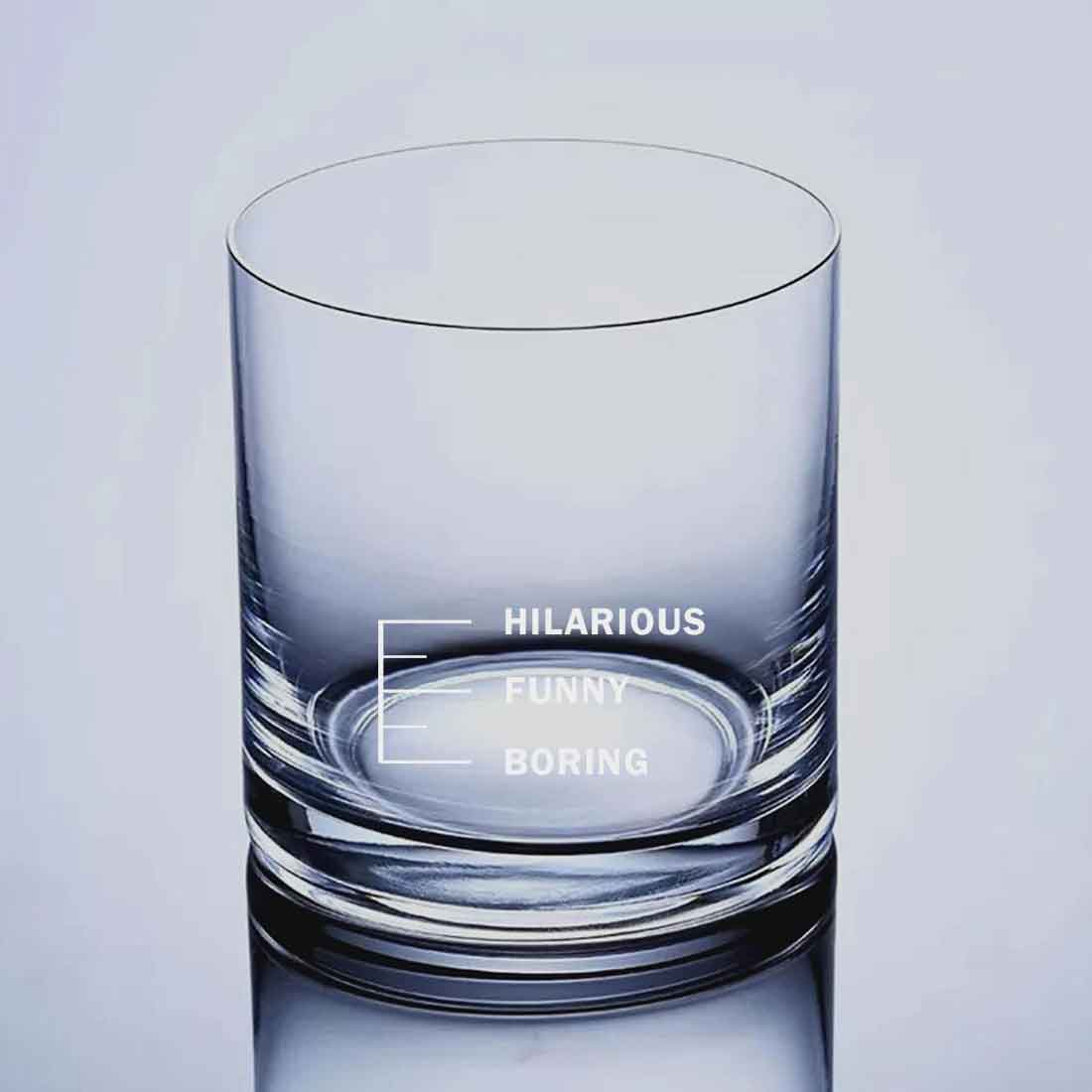 Whiskey Glass Bar Glass for Drinking Whisky Scotch - HILARIOUS FUNNY BORING - Image 7