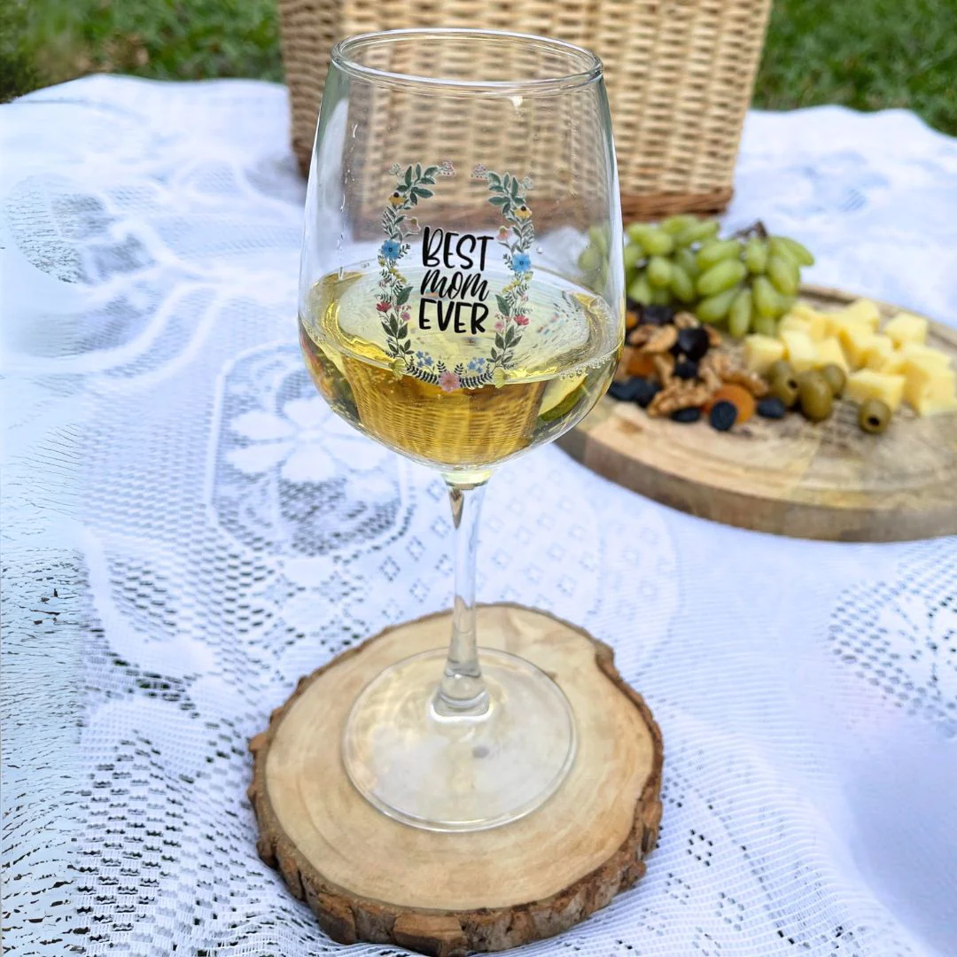 Wine Glass Set with Cheese Board for Mom – Perfect Mother’s Day Gift - Image 3
