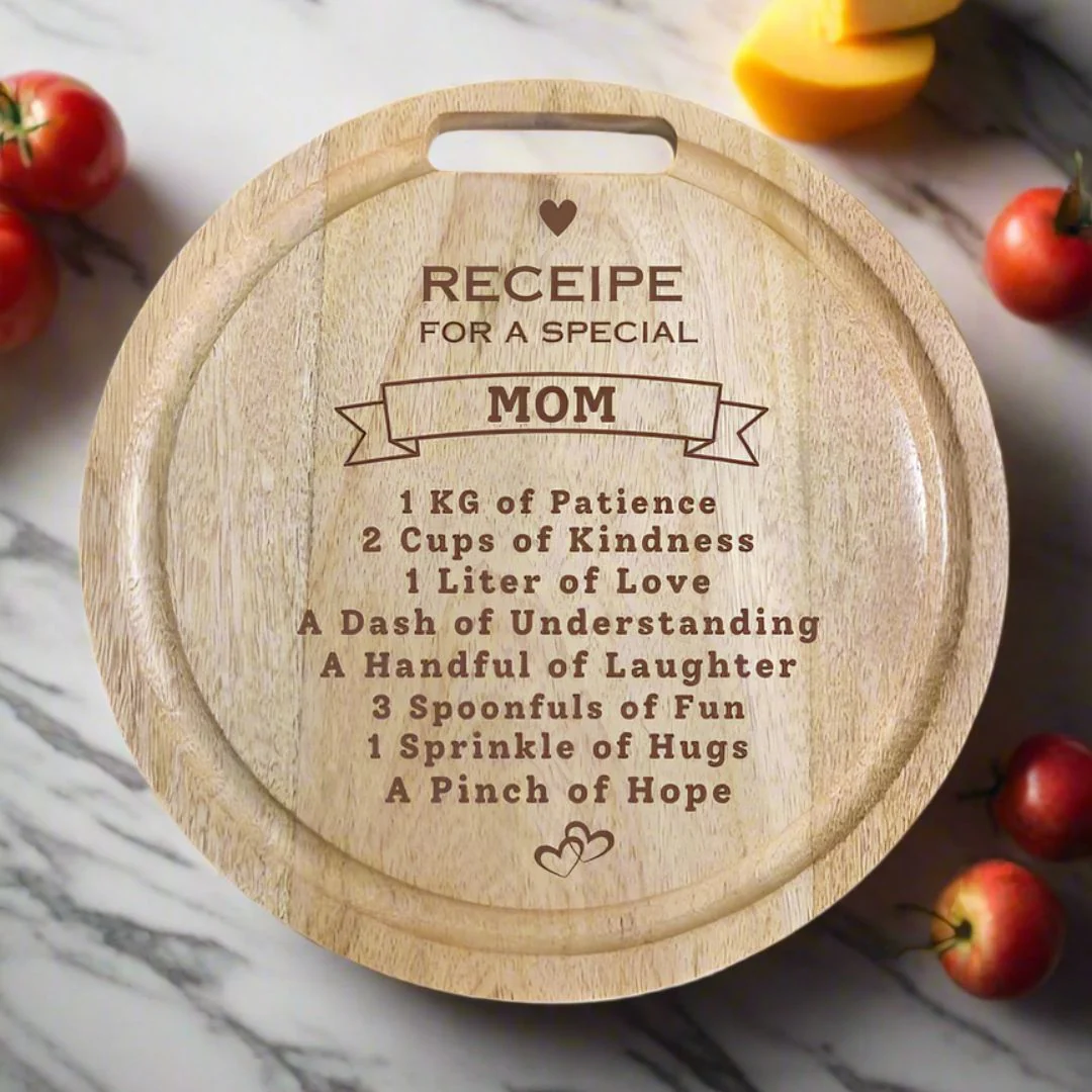 Wine Glass Set with Cheese Board for Mom – Perfect Mother’s Day Gift - Image 4