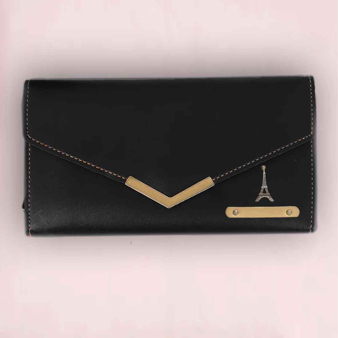 Womens Personalised Wallet with Charms - Faux Leather Clutch Purses for Ladies - Image 11