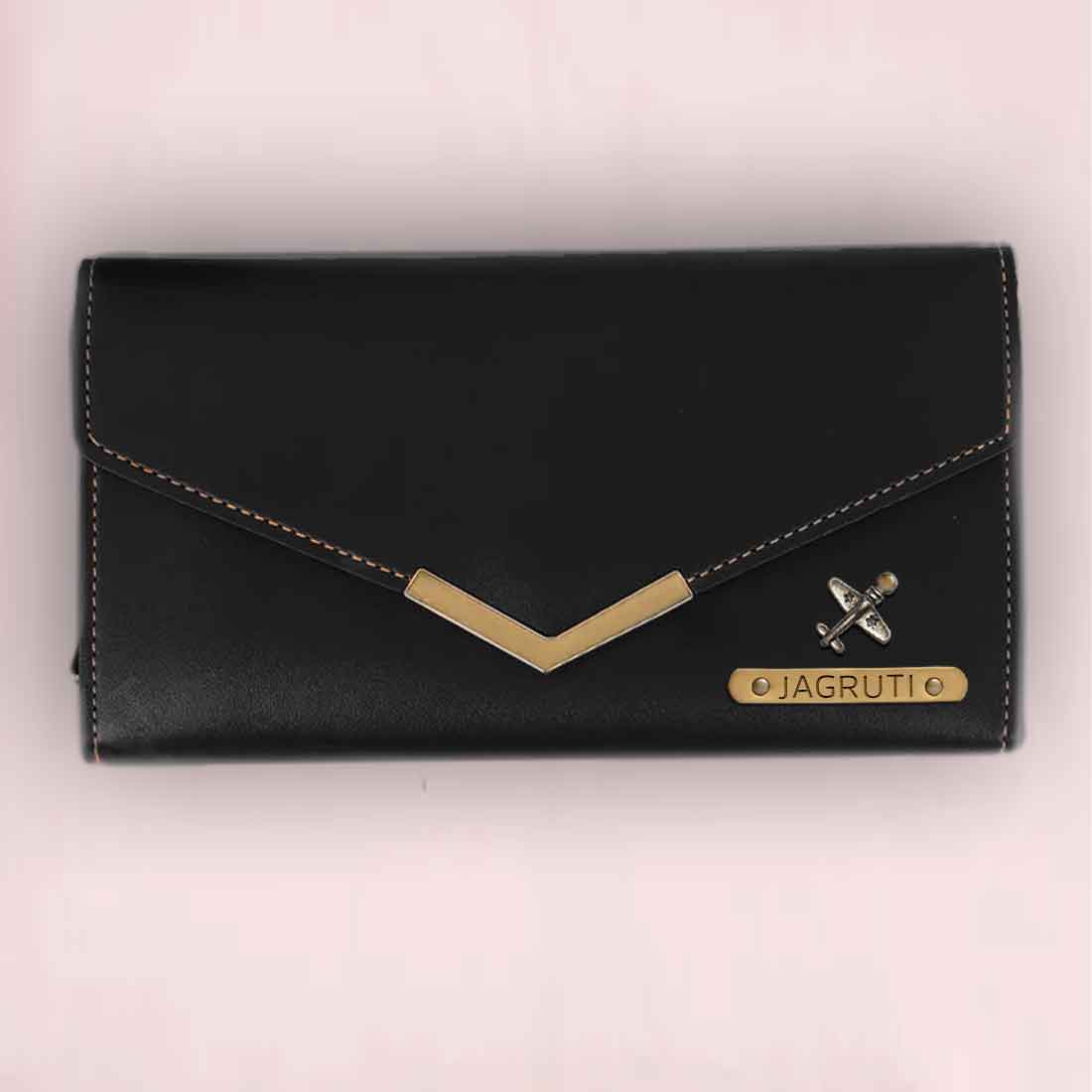 Womens Personalised Wallet with Charms - Faux Leather Clutch Purses for Ladies - Image 15