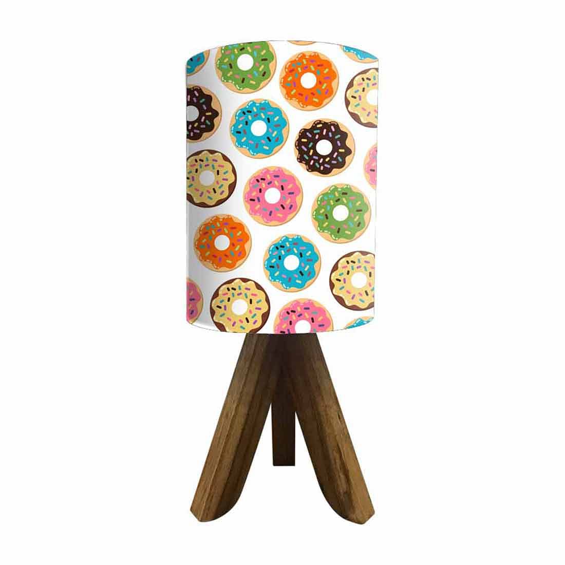 Wooden Base Lamp For Kids-Doughnut (3W LED Bulb Included) - Image 4