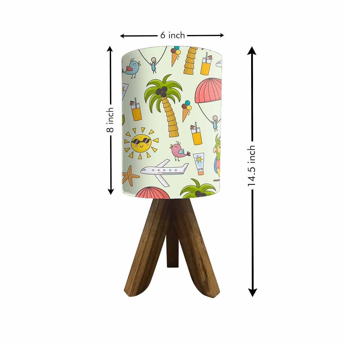Wooden Led Lamp For Kids -Summer Collection (3W LED Bulb Included) - Image 5