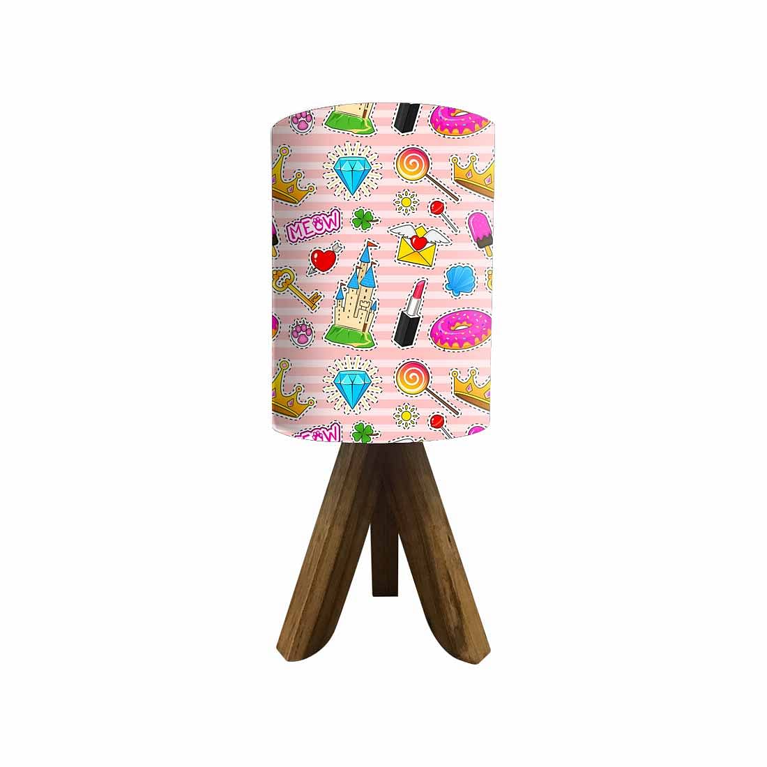 Wooden Lantern Table Lamp For Bedroom-Meow (3W LED Bulb Included) - Image 4