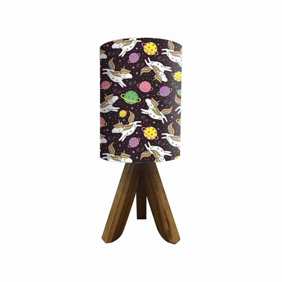 Wooden Side Table Lamps For Bedroom-Flying Unicorn (3W LED Bulb Included) - Image 4