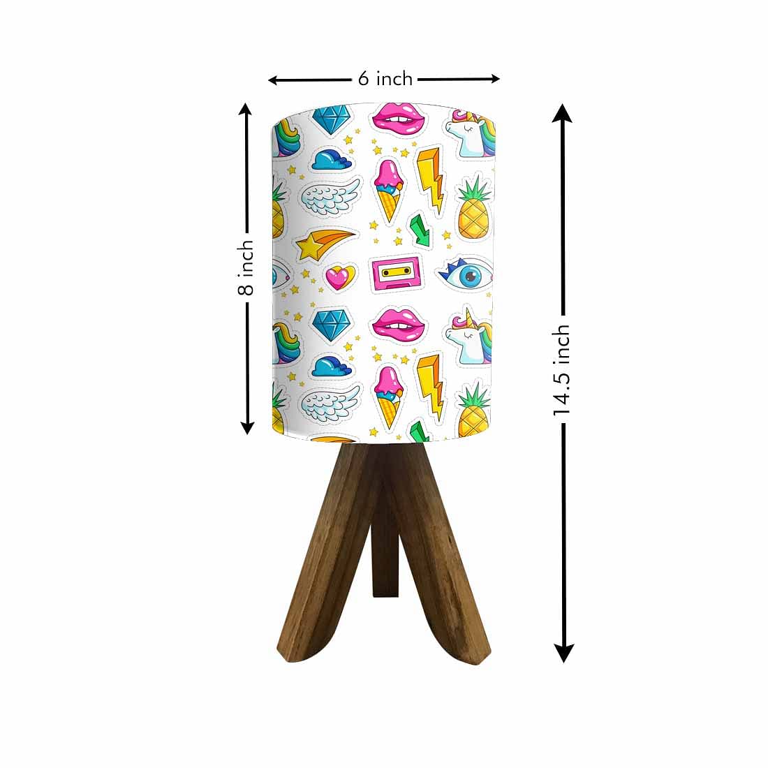 Wooden Stick Lamp base For Bedroom (3W LED Bulb Included) - Image 5