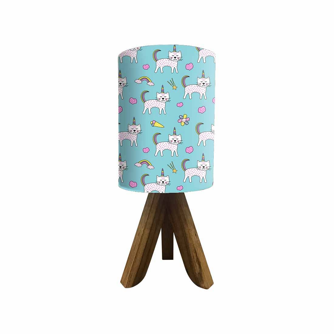 Wooden Table Lamps For Bedroom-Cats (3W LED Bulb Included) - Image 4