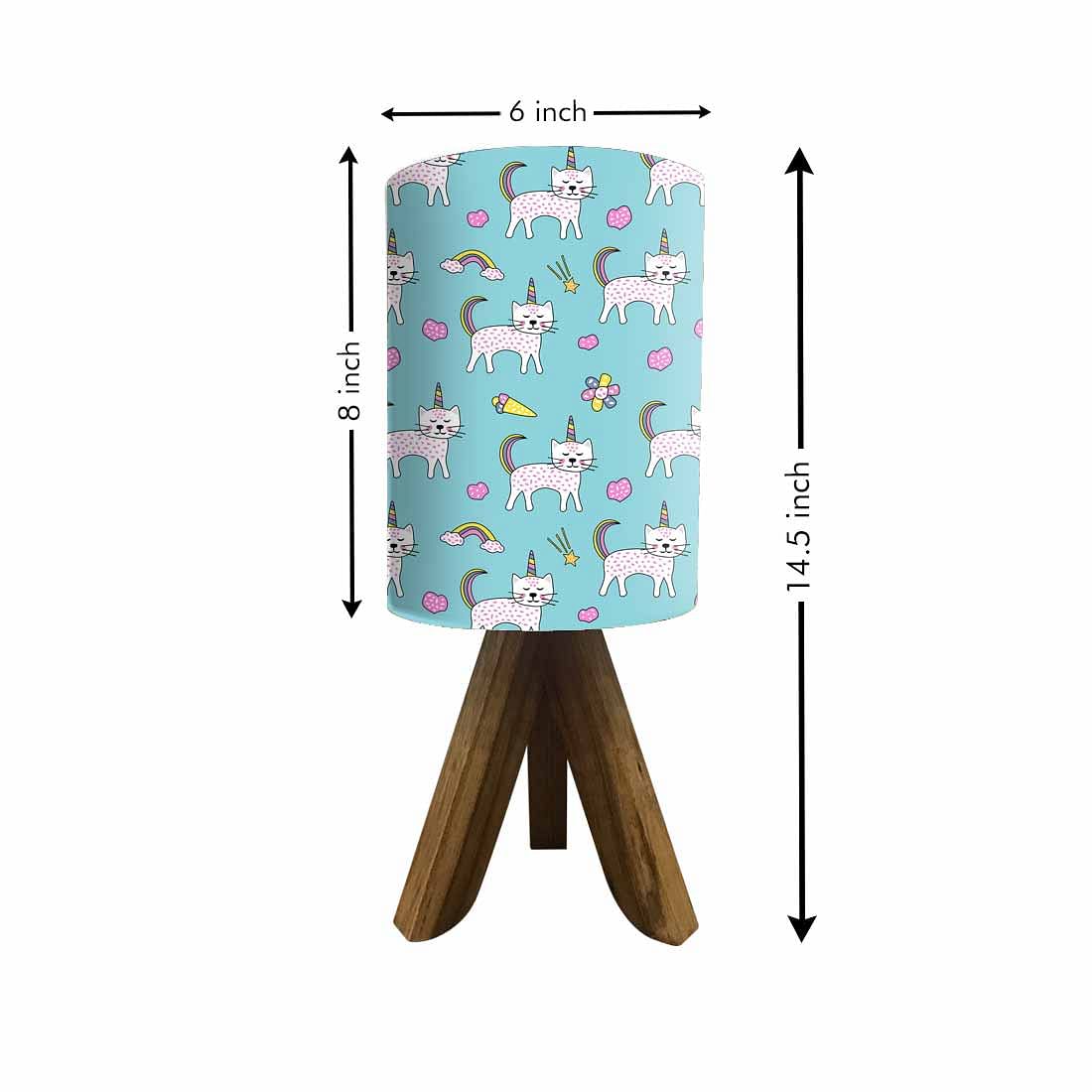 Wooden Table Lamps For Bedroom-Cats (3W LED Bulb Included) - Image 5