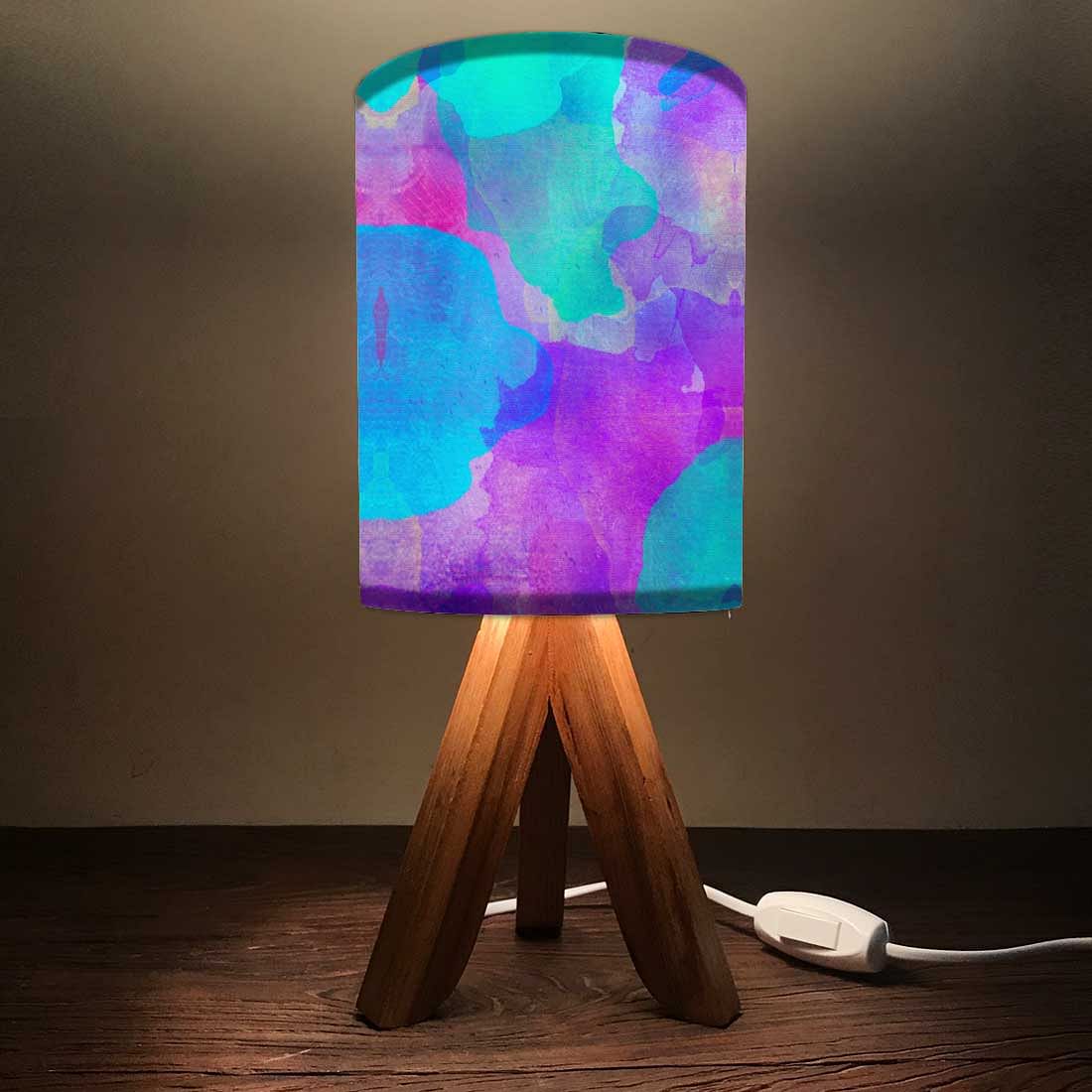Wooden Dining Light For Bedroom-Watercolor (3W LED Bulb Included)