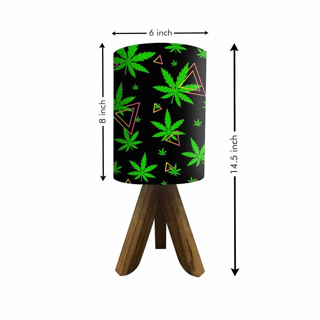 Wooden Reading Lamp For Bedroom-Happy High Leaves (3W LED Bulb Included) - Image 5
