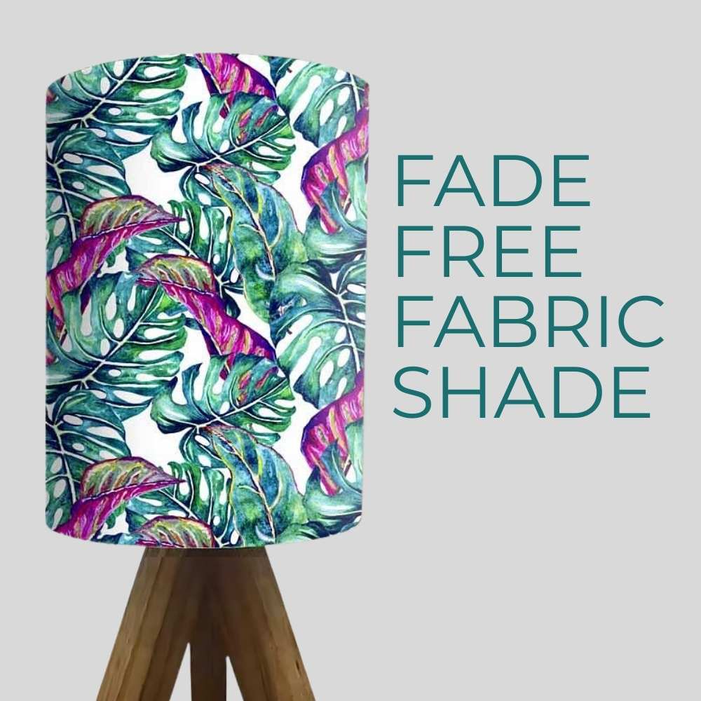 Wood Base Table Lamps For Bedroom-Pink Leaves (3W LED Bulb Included) - Image 4