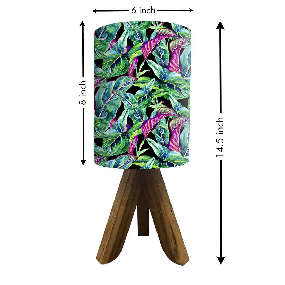 Wooden Lamp For Bedroom-Pinkish Leaves (3W LED Bulb Included) - Image 5