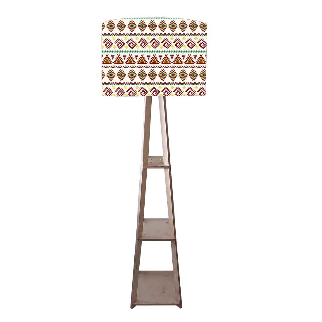 Floor Lamps For Living Room with Shelf - Aztec Pink