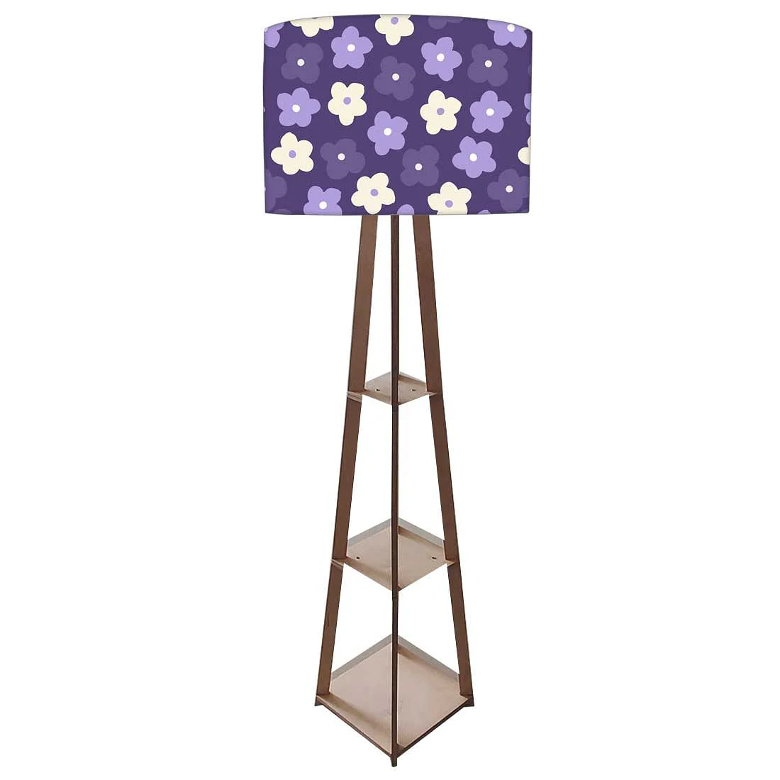 Modern Floor Lamps - Purple Flowers - Image 4