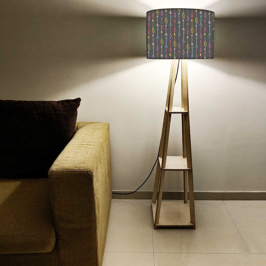 Shelf Tripod Floor Lamp - Colorful Arrows - Image 5