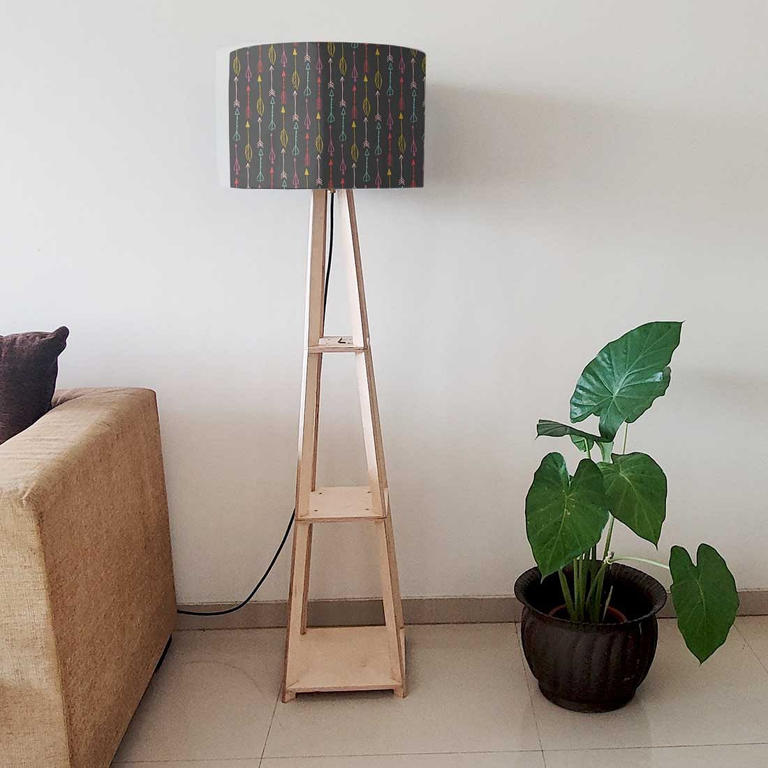 Shelf Tripod Floor Lamp - Colorful Arrows - Image 6