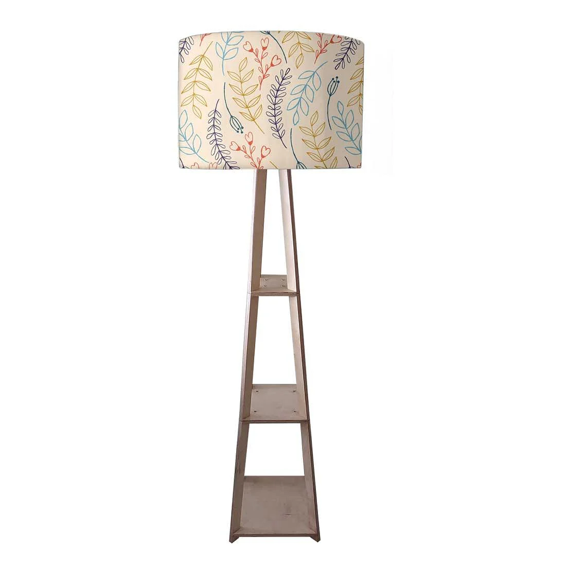 Standing Wooden Tripod Light - Twigs