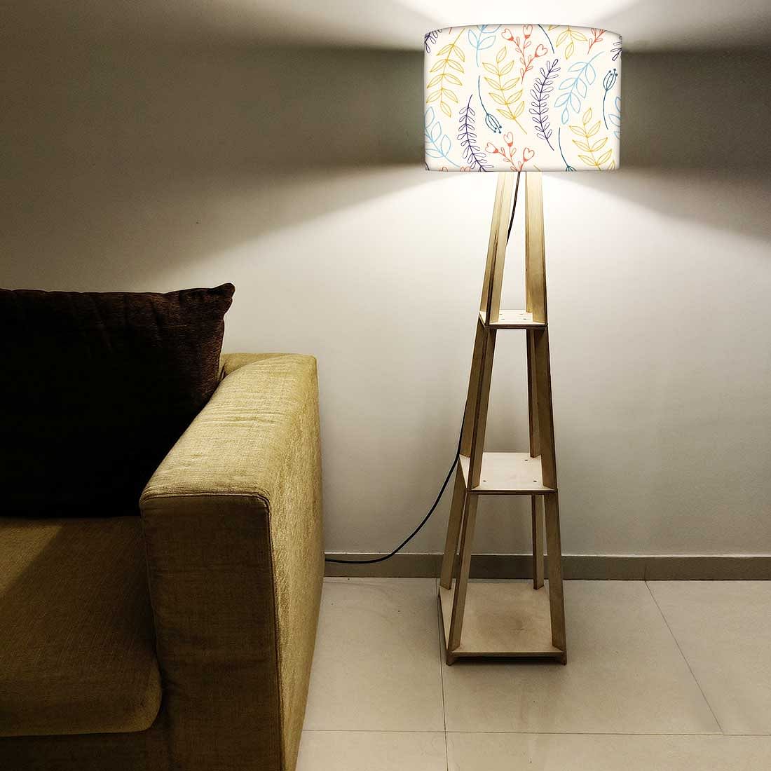 Standing Wooden Tripod Light - Twigs - Image 5