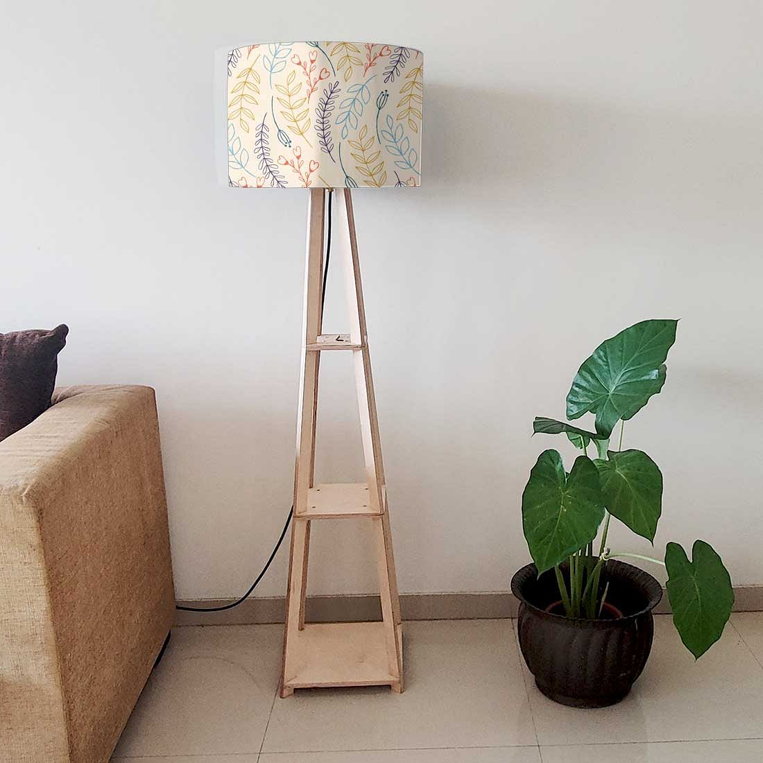 Standing Wooden Tripod Light - Twigs - Image 6
