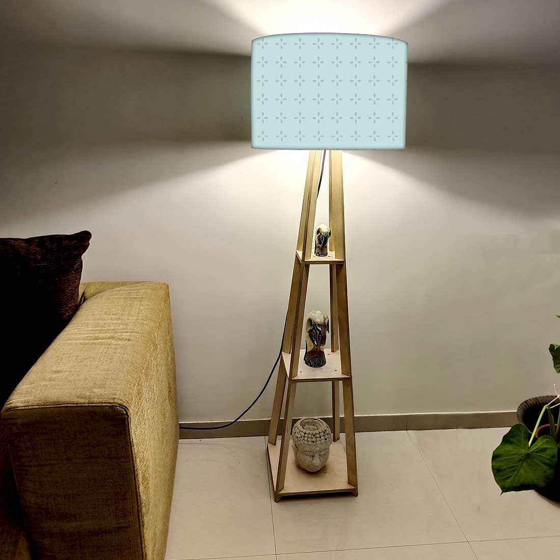 Floor Lamps For Bedroom  -   Grey Designer Pattern - Image 2