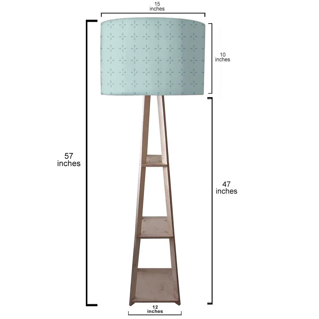Floor Lamps For Bedroom  -   Grey Designer Pattern - Image 3