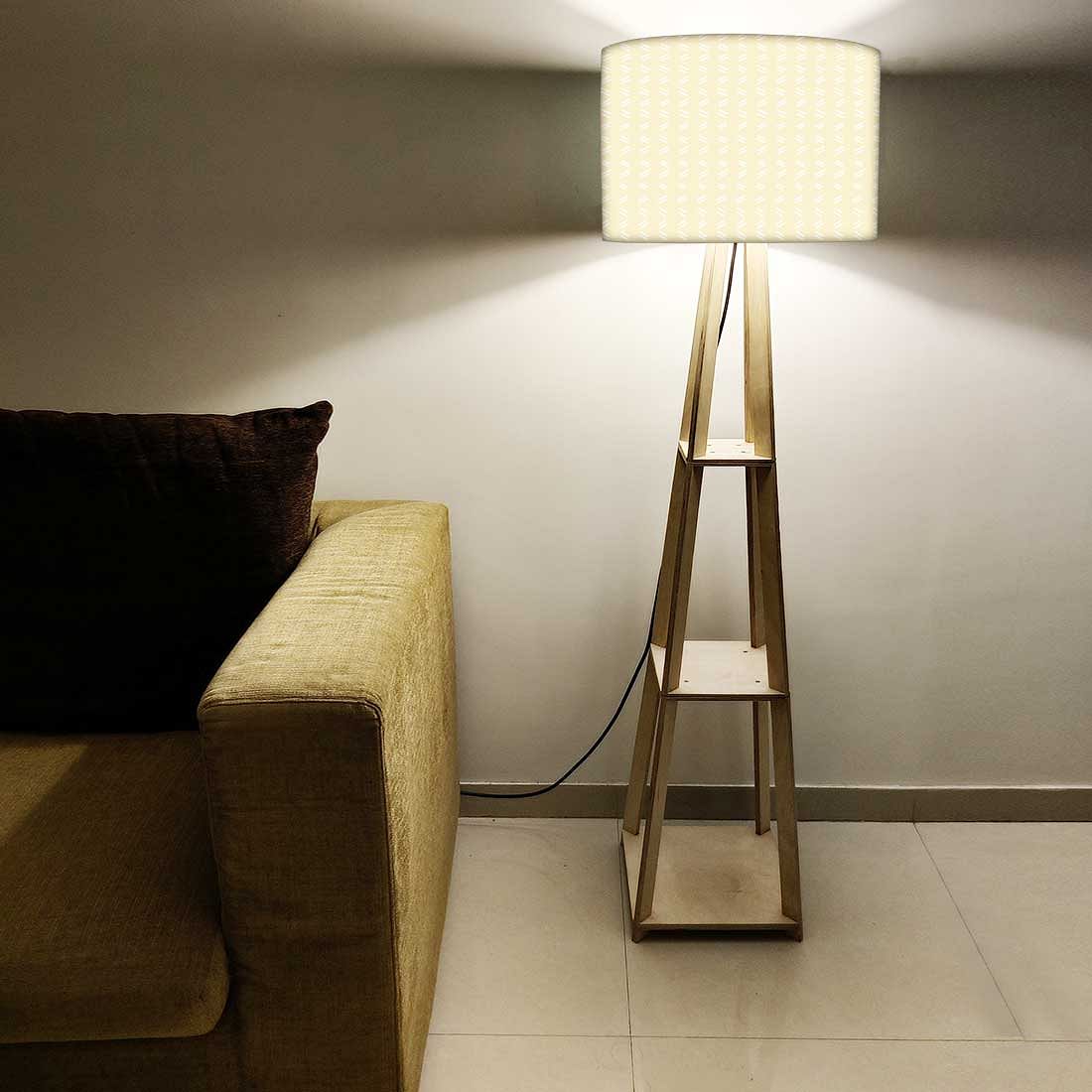 Standing Light Lamps for Bedside Lights- Yellow Shade - Image 6