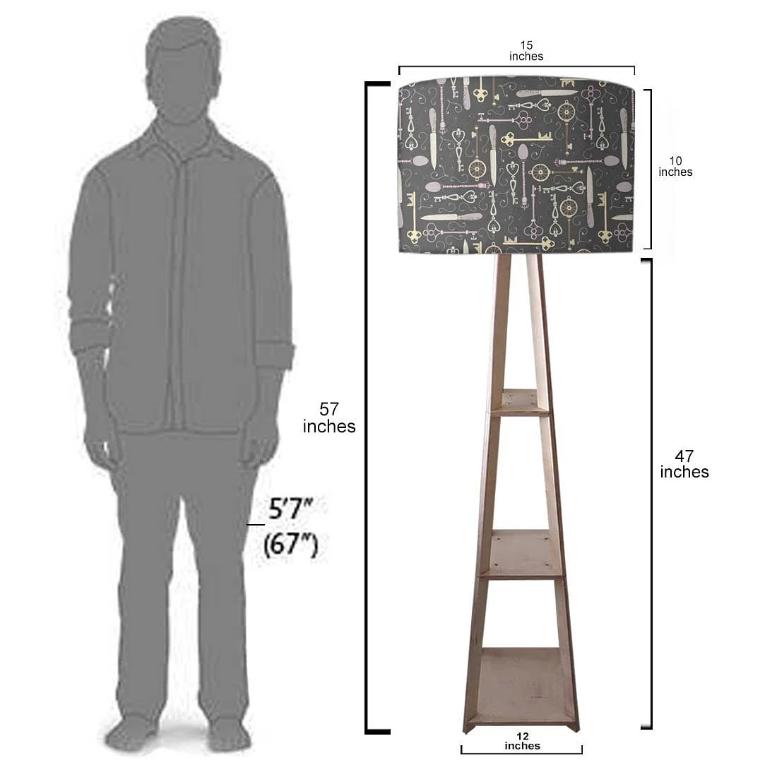 Modern Floor Lamps - Classic Keys - Image 7