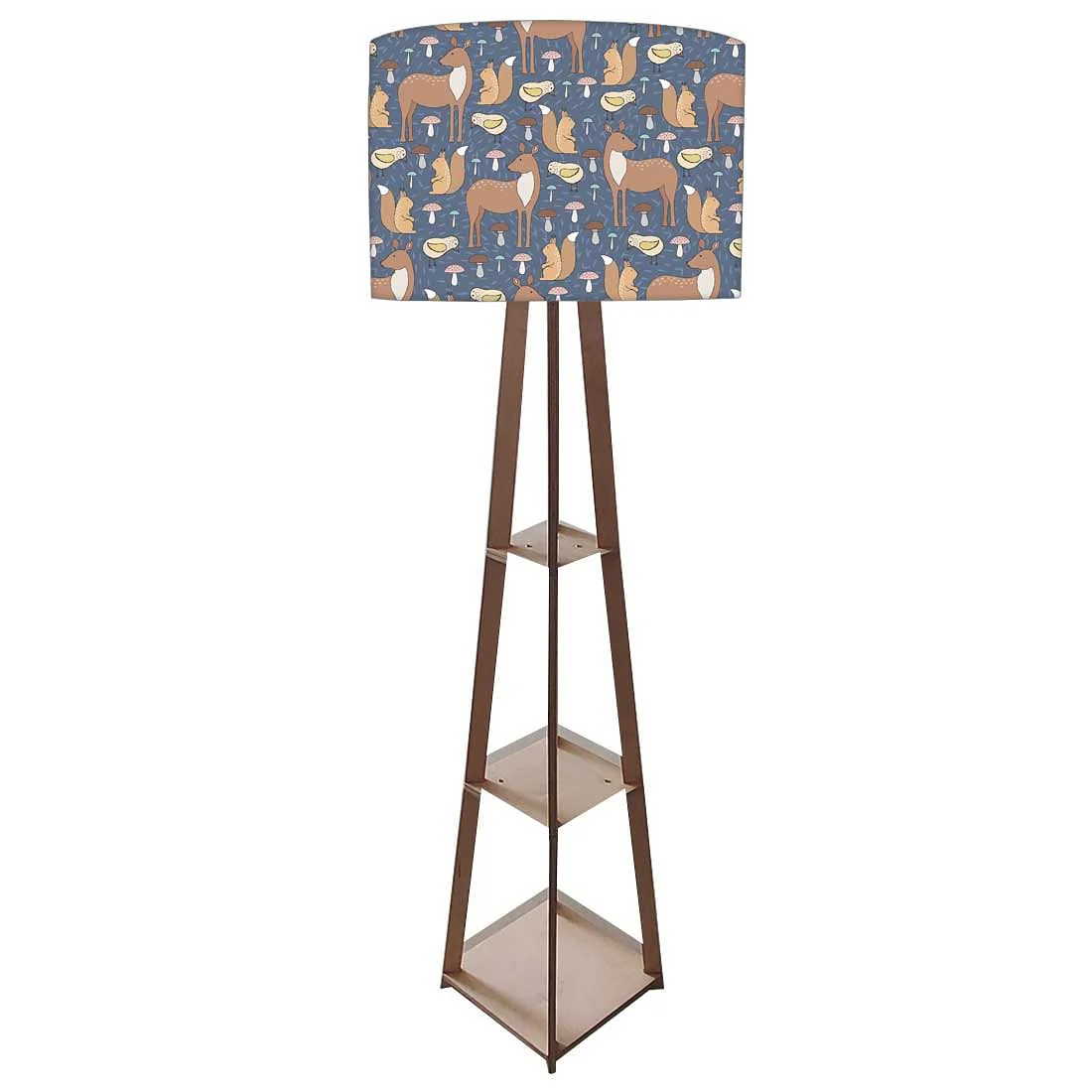 Small Wooden Floor Lamp - Cute Sqiurel - Image 4