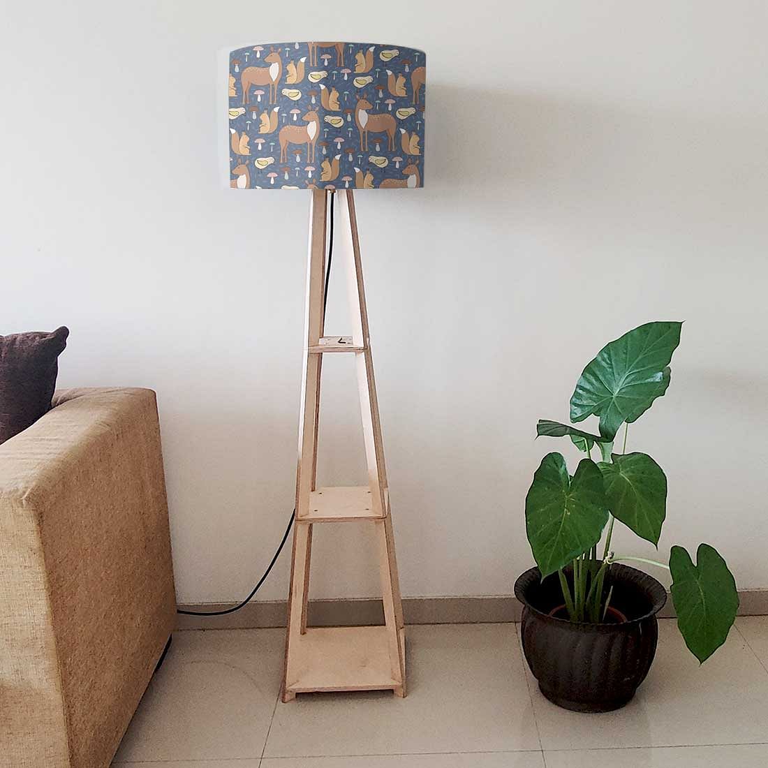 Small Wooden Floor Lamp - Cute Sqiurel - Image 6