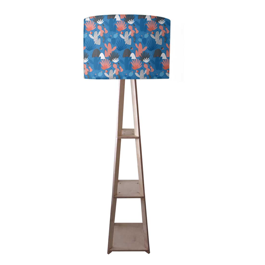 Shelf Tripod Floor Lamp  -  Night Cactus